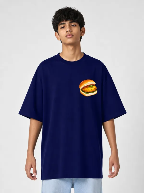Navy_Cotton_Oversized_Graphic_T-Shirt_For_Men
