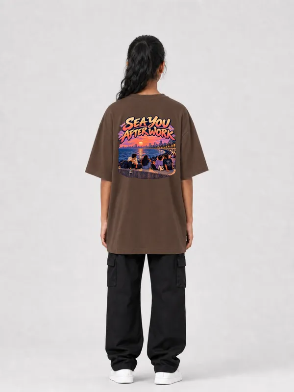 Brown_Cotton_Oversized_Graphic_T-Shirt_For_Women
