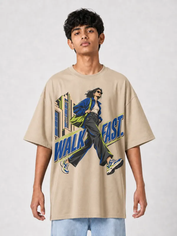 Beige_Cotton_Oversized_Graphic_T-Shirt_For_Men