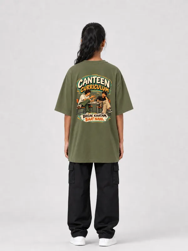 Olive_Green_Cotton_Oversized_Graphic_T-Shirt_For_Women