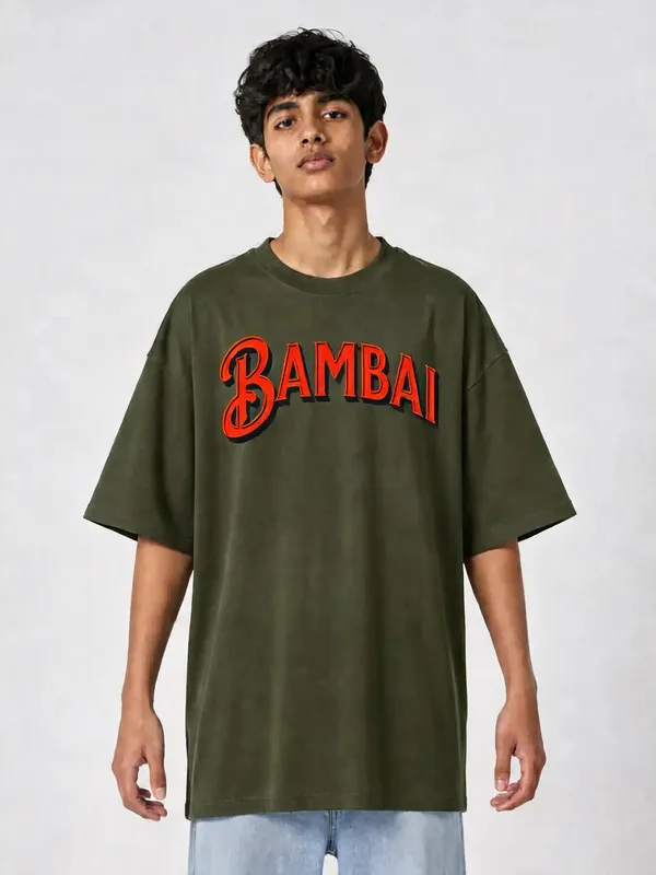 Olive_Green_Cotton_Oversized_Graphic_T-Shirt_For_Men