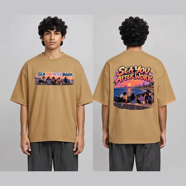 Marine_Drive_Beige_Cotton_Oversized_Graphic_T-Shirt_For_Men