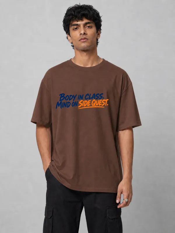 Brown_Cotton_Oversized_Printed_T-Shirt_For_Men