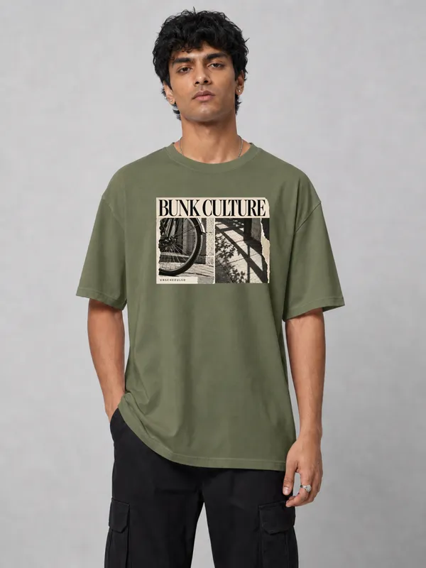 Olive_Green_Cotton_Oversized_Graphic_T-Shirt_For_Men