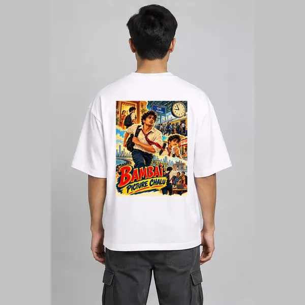 Bambai_White_Cotton_Oversized_Graphic_T-Shirt_For_Men
