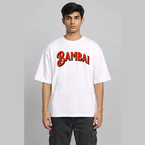 Bambai_White_Cotton_Oversized_Graphic_T-Shirt_For_Men