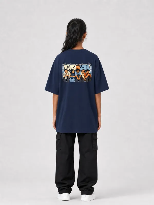 Navy_Blue_Cotton_Oversized_Graphic_T-Shirt_For_Women