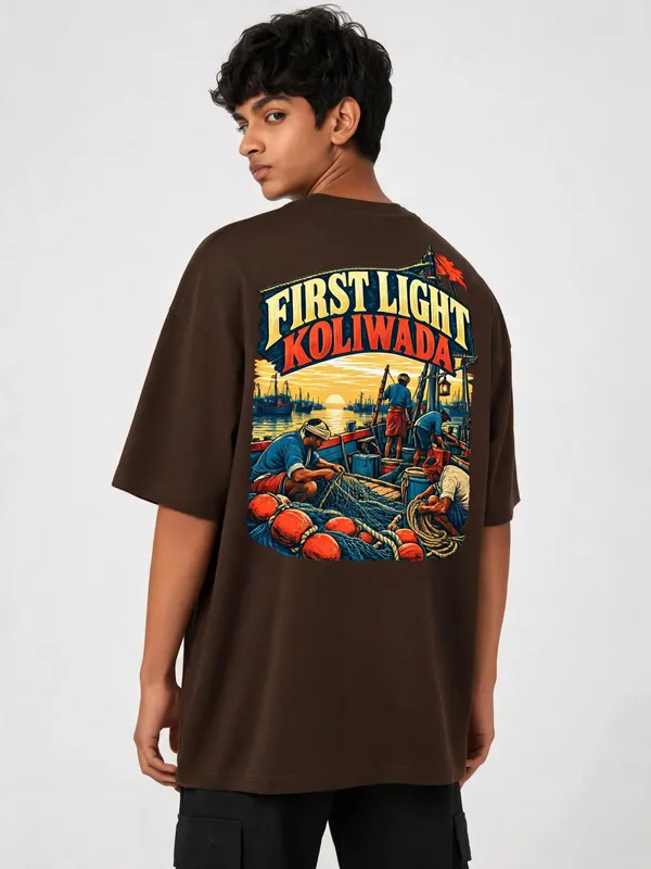 Brown_Cotton_Oversized_Graphic_T-Shirt_For_Men