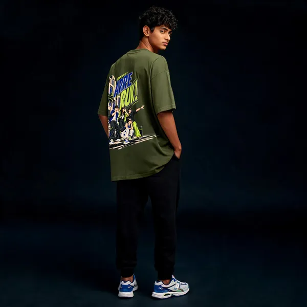 Olive_Green_Cotton_Oversized_Graphic_T-Shirt_For_Men