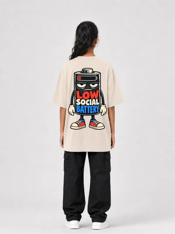 Cream_Cotton_Oversized_Graphic_T-Shirt_For_Women