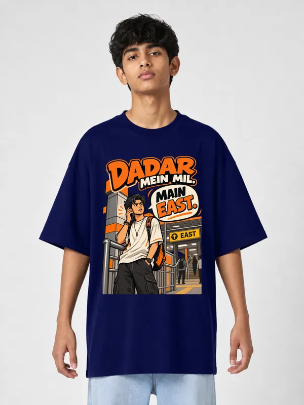 Navy_Blue_Cotton_Oversized_Graphic_T-Shirt_For_Men