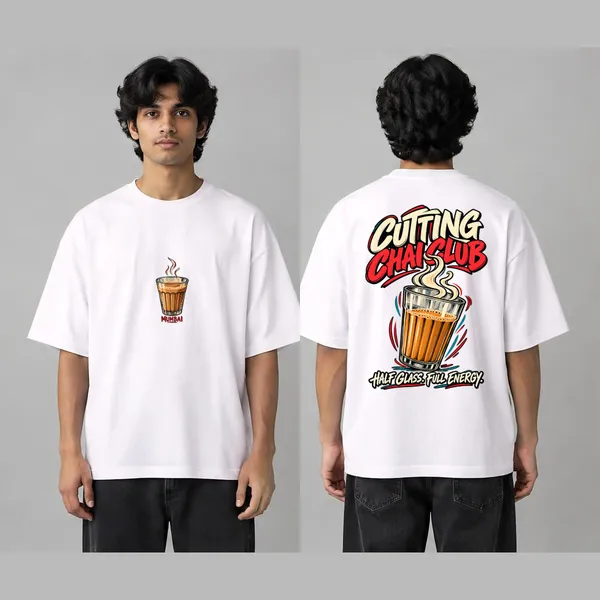 Cutting_Chai_White_Cotton_Oversized_Graphic_T-Shirt_For_Men