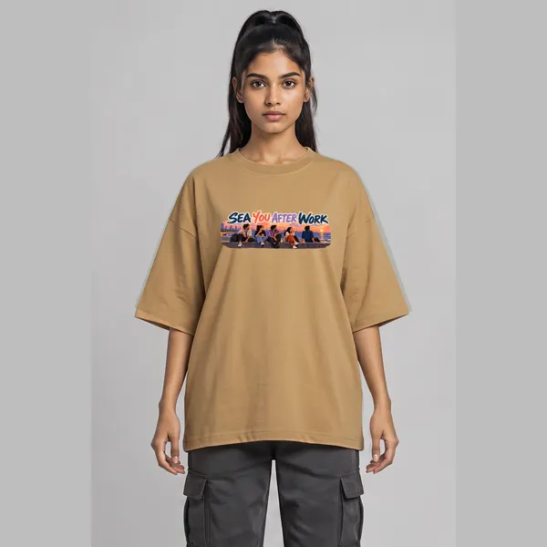 Marine_Drive_Beige_Cotton_Oversized_Graphic_T-Shirt_For_Women