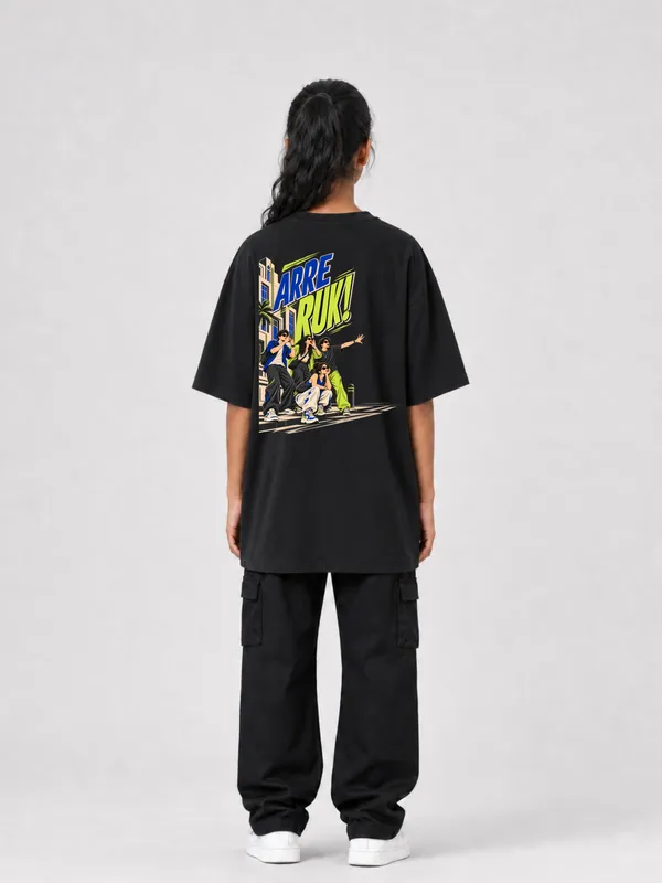Black_Cotton_Oversized_Graphic_T-Shirt_For_Women