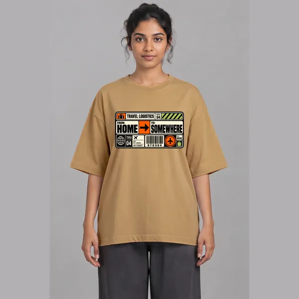 Packing_Beige_Cotton_Oversized_Graphic_T-Shirt_For_Women