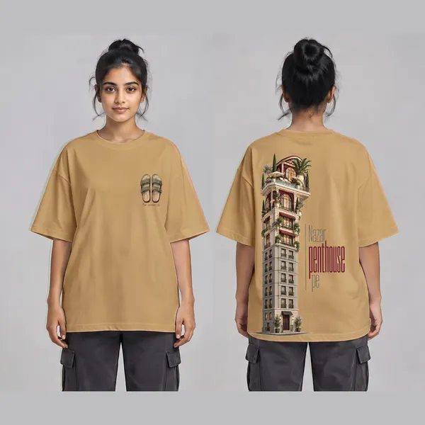 PenthouseBeige_Cotton_Oversized_Graphic_T-Shirt_For_Women