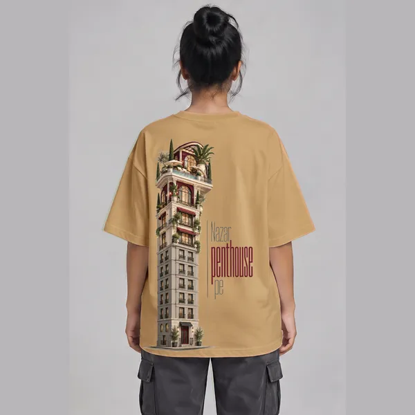 PenthouseBeige_Cotton_Oversized_Graphic_T-Shirt_For_Women