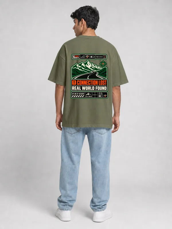 Olive_Green_Cotton_Oversized_Graphic_T-Shirt_For_Men