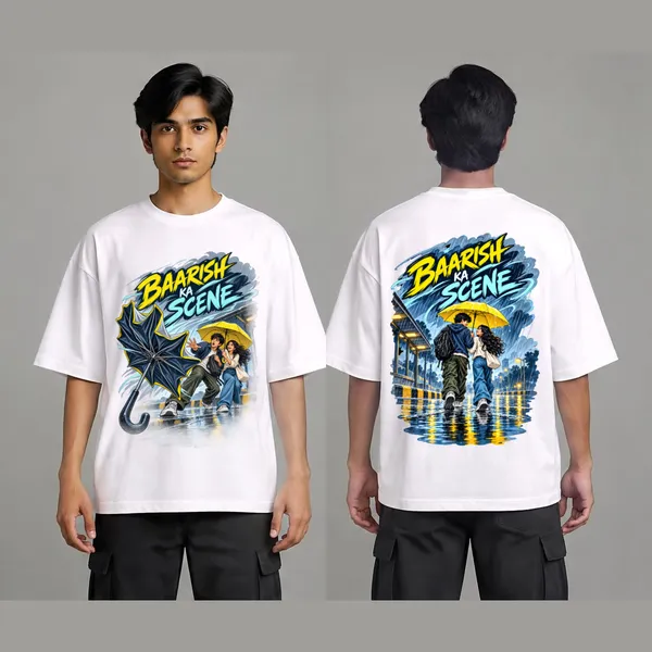 Baarish_White_Cotton_Oversized_Graphic_T-Shirt_For_Men