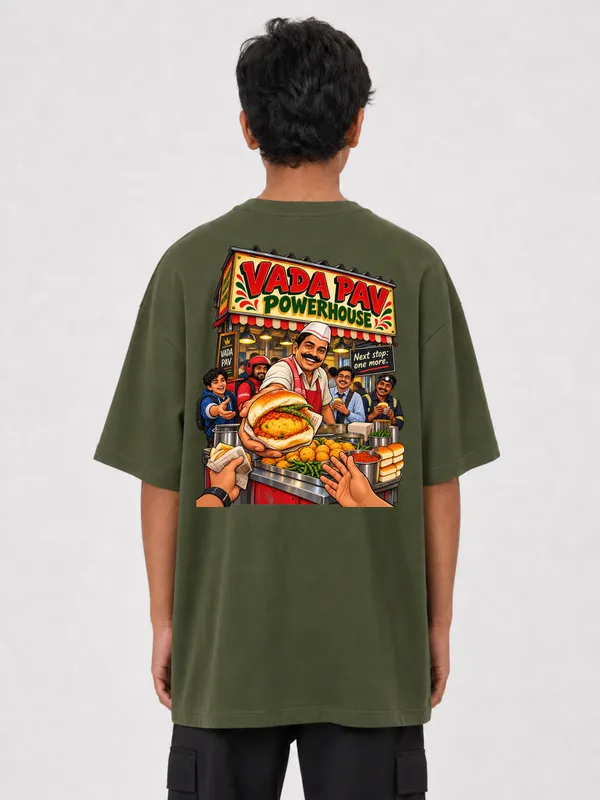 Olive_Green_Cotton_Oversized_Graphic_T-Shirt_For_Men