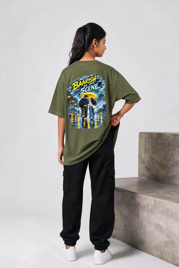 Olive_Green_Cotton_Oversized_Graphic_T-Shirt_For_Women