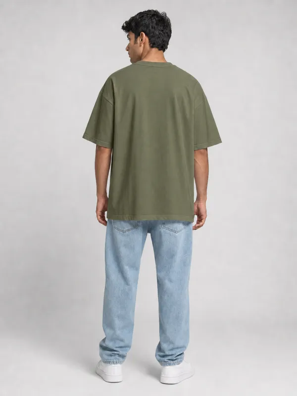 Olive_Green_Cotton_Oversized_Graphic_T-Shirt_For_Men