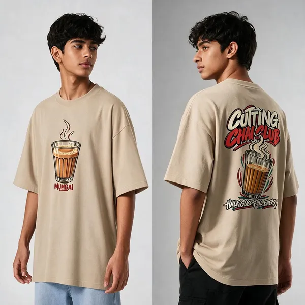 Cutting_Chai_Club_Beige_Cotton_Oversized_Graphic_T-Shirt_For_Men