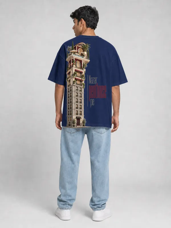 Navy_Blue_Cotton_Oversized_Graphic_T-Shirt_For_Men