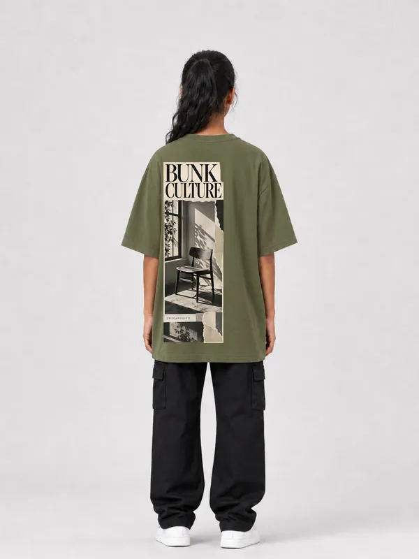 Olive_Green_Cotton_Oversized_Graphic_T-Shirt_For_Women