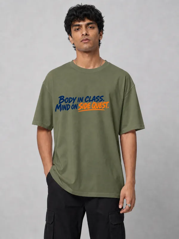 Olive_Green_Cotton_Oversized_Graphic_T-Shirt_For_Men
