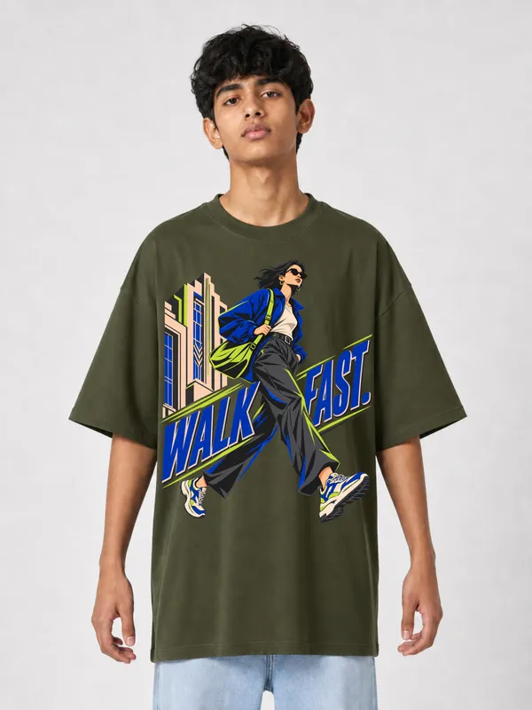 Olive_Green_Cotton_Oversized_Graphic_T-Shirt_For_Men