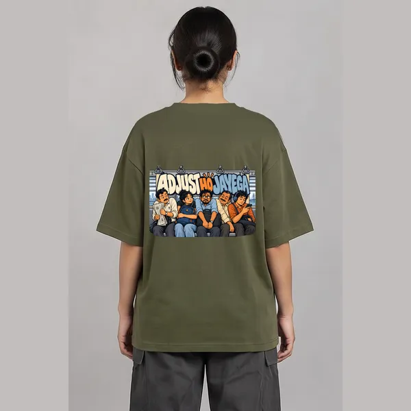 Ek_Aur_Olive_Green_Cotton_Oversized_Graphic_T-Shirt_For_Women