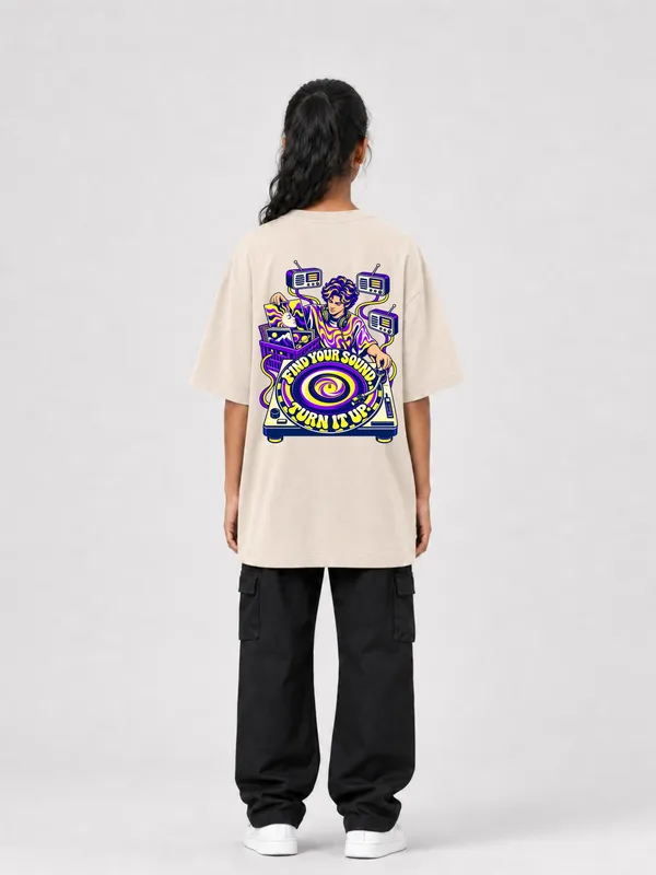 Beige_Cotton_Oversized_Graphic_T-Shirt_For_Women