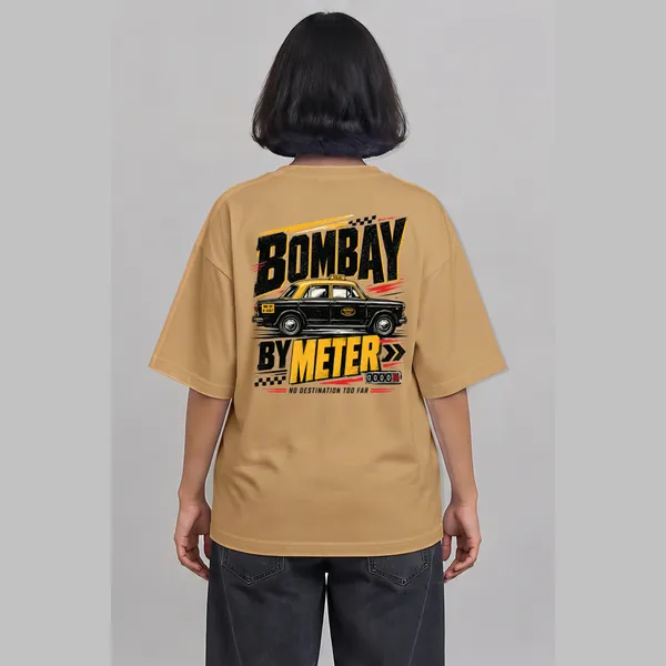 Kaali_Peeli_Beige_Cotton_Oversized_Graphic_T-Shirt_For_Women