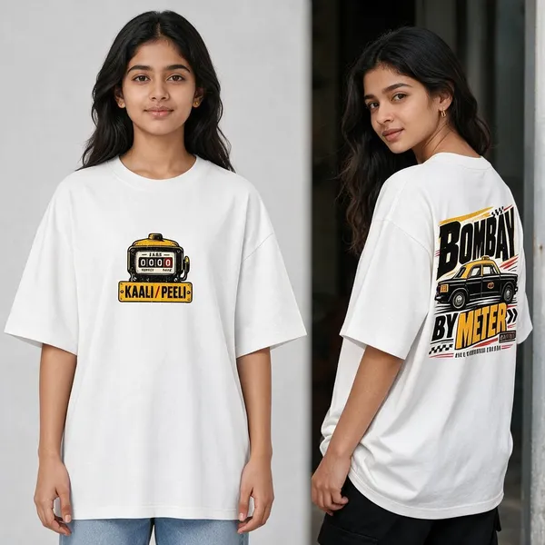 Kaali_Peeli_White_Cotton_Oversized_Graphic_T-Shirt_For_Women