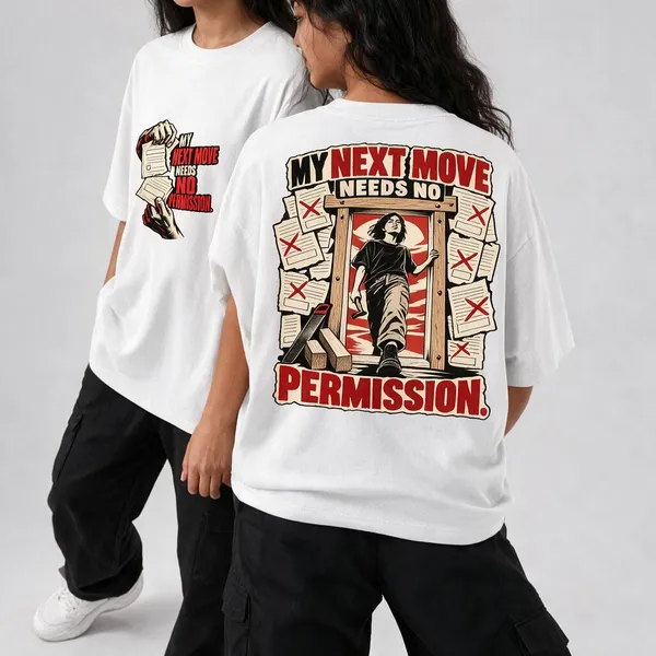 No_Permission_White_Cotton_Oversized_Graphic_T-Shirt_For_Women