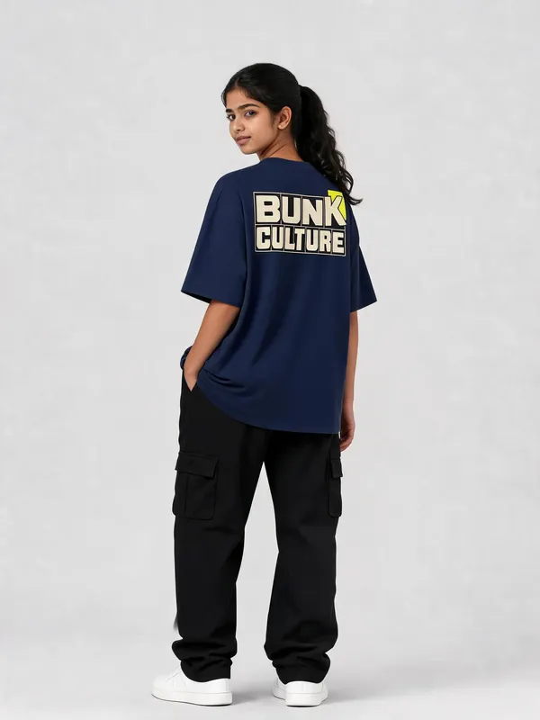 Navy_Blue_Cotton_Oversized_Graphic_T-Shirt_For_Women