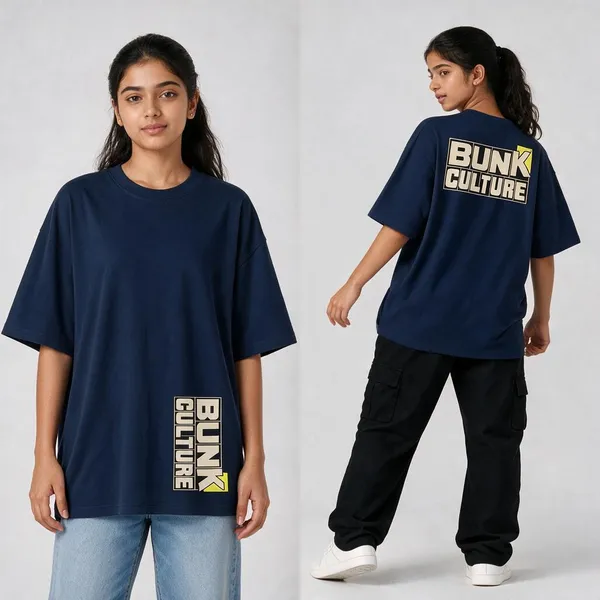 Bunk_Culture_Navy_Blue_Cotton_Oversized_Graphic_T-Shirt_For_Women