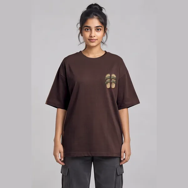 Penthouse_Brown_Cotton_Oversized_Graphic_T-Shirt_For_Women