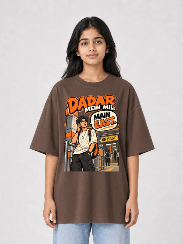 Brown_Cotton_Oversized_Graphic_T-Shirt_For_Unisex