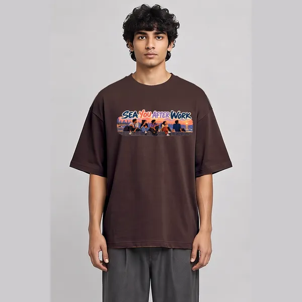 Marine_Drive__Brown_Cotton_Oversized_Graphic_T-Shirt_For_Men