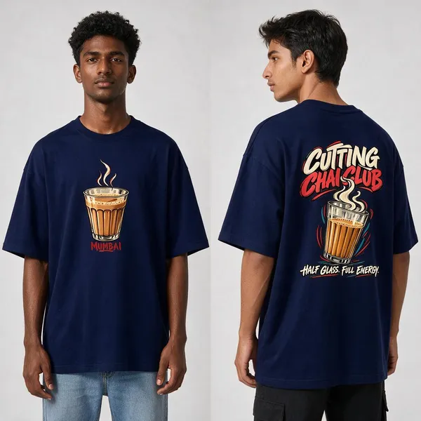 Cutting_Chai_Club_Navy_Blue_Cotton_Oversized_Graphic_T-Shirt_For_Men