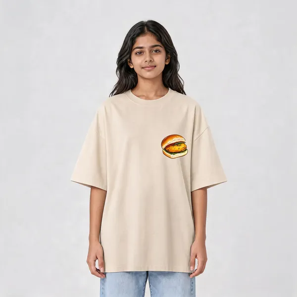 Beige_Cotton_Oversized_Graphic_T-Shirt_For_Women