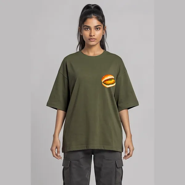 Vada_Paav_Olive_Green_Cotton_Oversized_Graphic_T-Shirt_For_Women