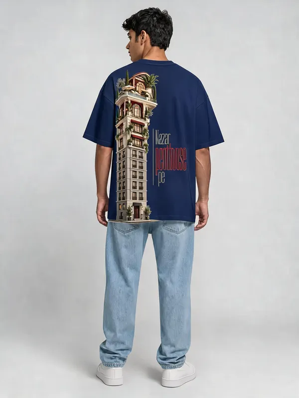 Navy_Blue_Cotton_Oversized_Graphic_T-Shirt_For_Men