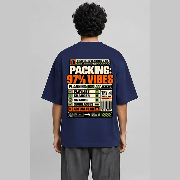 Packing_Navy_Blue_Cotton_Oversized_Graphic_T-Shirt_For_Men