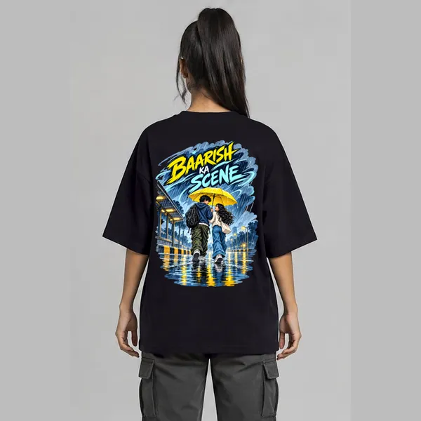 Baarish_Black_Cotton_Oversized_Graphic_T-Shirt_For_Women