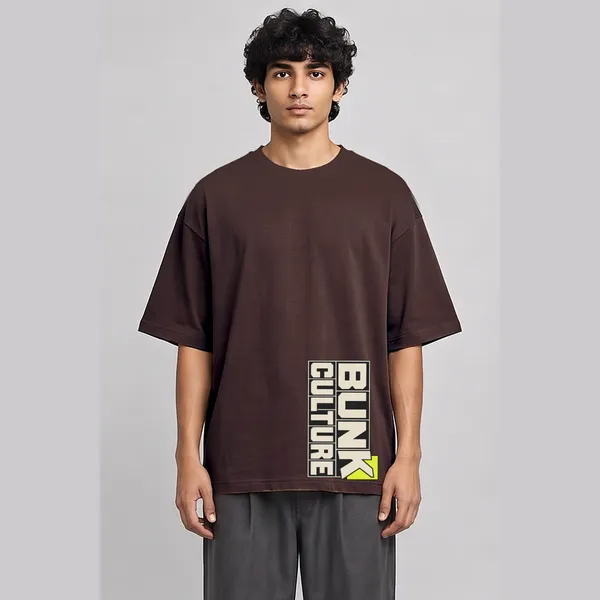 Bunk_Culture_Brown_Cotton_Oversized_Graphic_T-Shirt_For_Men