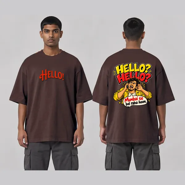 Hello_Brown_Cotton_Oversized_Graphic_T-Shirt_For_Men