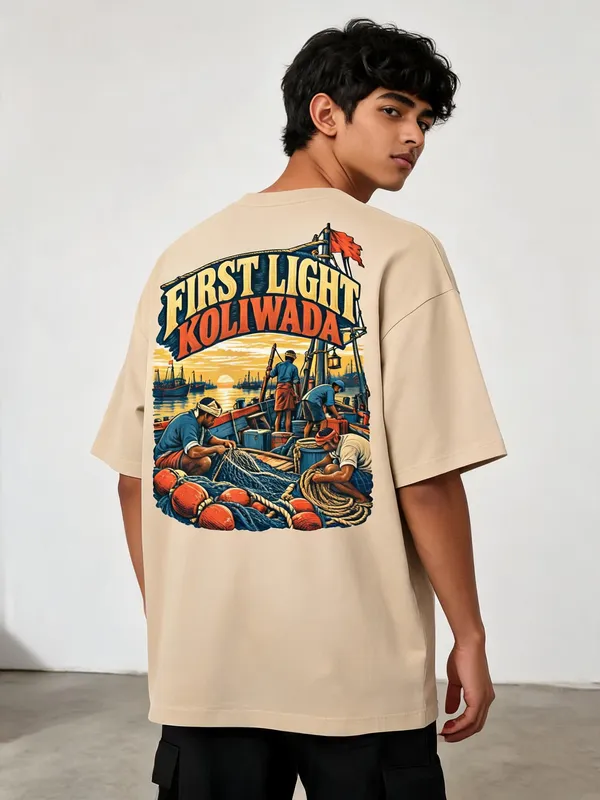Beige_Cotton_Oversized_Graphic_T-Shirt_For_Men